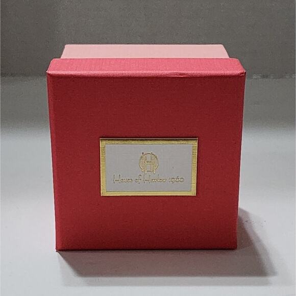 House of‎ Harlow 1969 Gold Flower and Faux Pearl Hoop Earrings New! - Picture 7 of 11